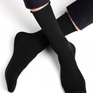 Chaussettes coton d egypte bord roule